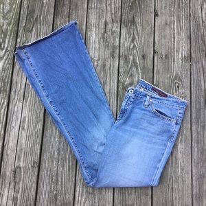 AG Adriano goldschmied Blue flare jeans